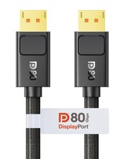 Silkland 80Gbps [VESA Certified] DisplayPort Cable 2.1, 6.6FT, Secure Latch picture