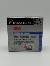 Imation 3M IBM 3.5” Floppy Disks DS HD 1.44MB SEALED 10 Pack picture