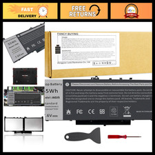 High-Capacity 7.6V 55WH Laptop Battery for Dell Latitude E7270 E7470 Series 4Cel picture