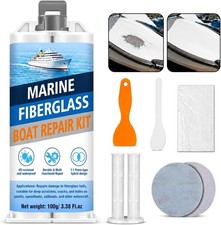 Marine Fiberglass Repair Kit for Boats, Gel Coat Repair Kit with Waterproof Epox picture