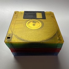 13 Floppy Disks 1.44 MB 2SHD Recordable Assorted Colors picture