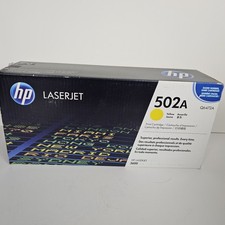HP 502A Q6472A Toner Cartridge New Q6472A 502A Yellow LaserJet 3600 Sealed picture