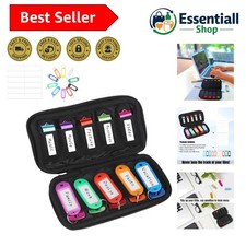 Elegant Neoprene USB Flash Drive Holder Case with 10 Slots - Black picture