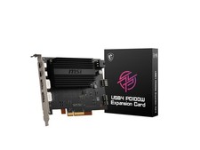 MSI USB4 PD100W Expansion Card, PCIe 4.0 x4, Dual USB4 Type-C (40Gbps), Dual picture
