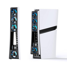 Cooling Fan for PS5 Pro, Efficient Cooler Fan with Adjustable Speed/Led Light, T picture