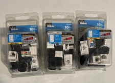3 (10 Pk )IDEAL Electrical 89-761WH IDEAL Electrical CAT6 Keystone Modular Jacks picture