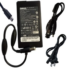 OEM DELL 65W AC & Car Adapter Fr Inspiron Latitude XPS Chromebook Vostro Laptops picture