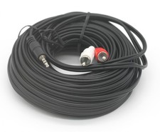 3.5mm STEREO JACK M to Dual RCA M 50FT Cable picture