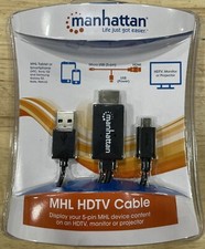 Manhattan 151498 Micro USB to HDMI Adapter, Black picture