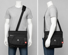 Sony PlayStation OGIO Messenger Bag Laptop Case Black Quilted Embroidered NWT picture