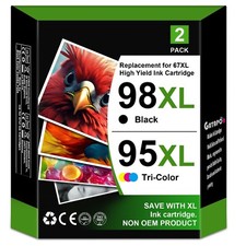 High Yield 98XL 95XL Ink Cartridge Compatible for DeskJet 9800 6940 5940 picture
