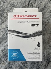 Office Depot Black Ink Cartridge for HP 21 OD221 – Sealed Box picture