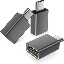 USB C to USB A Adapter 3-Pack - Plug-and-Play Connectivity for Modern Devices picture