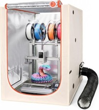 3D Printer Tent Enclosure, Upgraded Large Cover with Ventilation & LED Light - D picture