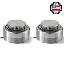 Resonance Speaker 2 Pack 2 Inch All Frequency 4Ω 25W Steel Mini Portable Stereo picture