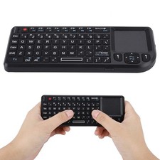 2.4GHz Wireless Touchpad Keyboard Rechargeable Ultra Mini USB Backlit PS3/4 picture