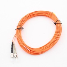 Hubbell Fiber Optic Patch Cord Plenum OM1 Cable Duplex MM LC-ST 10m picture