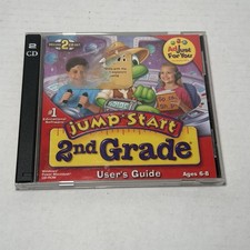 JumpStart - 2nd Grade User's Guide - CD Vintage 1990s PC Game Learning picture