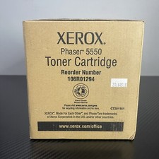 Genuine XEROX 106R01294 Black Toner Cartridge For Phaser 5550 New picture
