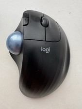 Logitech ERGO M575 Wireless Trackball Mouse Black w/ USB Receiver Tested Works picture