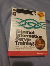 Vintage 1996 Microsoft Internet Information Server Training Sealed NOS picture