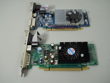 Two video cards, NVidia GeForce 310 512M and a PX7300GS-256 256M picture