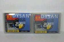 2 Dysan Digital Data Tape Cartridge, QIC-80 Formatted, 350 MB 1 New 1 Used  picture