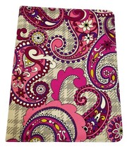 Vera Bradley Tablet Sleeve Case Pink Paisley Meets Plaid Universal Tablet Cover picture