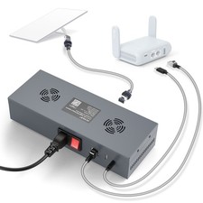 200W Gigabit PoE Injector for Starlink Gen 3 5 in 1 54V with USB-A USB-C Ports  picture