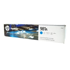 Genuine HP 981A Cyan 70ml PageWide Enterprise 556 586 picture