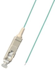 10 Pack SC 10 GB Multimode 50/125 Simplex Pigtail Fiber Optic 1M 0.9 Mil 10GB picture