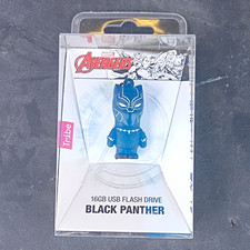 Tribe Marvel Avengers Black Panther 16GB USB 2.0 Flash Drive Blue Plug & Play picture
