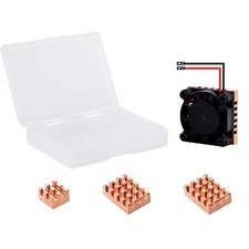 Cooling Fan Cooler Kit - Orange Pi 5 Plus Heatsink Pack,4PCS Pure Copper Heat... picture