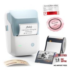 B1 Pro Label Maker with 1 Label, 300 Light Blue Label Maker with 1 Roll Label picture