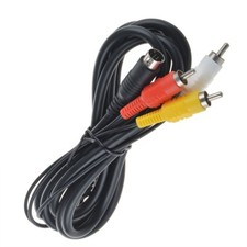 6ft 9pin A/V Connection Cable Cord Lead for Sega Genesis 2 & 3 AV Audio Video picture