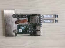 Dell 0165T0 Broadcom 57800S Quad Port SFP+2x10GbE RJ45 NIC Daughter Card w/2 SFP picture
