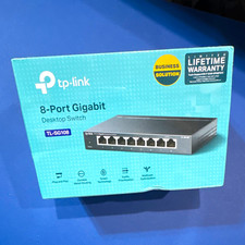 TP-LINK TL-SG108 8-Port Gigabit Unmanaged Desktop Switch RJ-45 Standalone picture