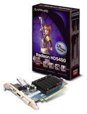 NEW - Sapphire AMD Radeon HD5450 1GB, DDR3, PCI-E, HDMI, DVI, VGA Graphics Card picture
