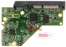 2060-800055-002 REV P1 Digital PCB HDD Logic Board picture