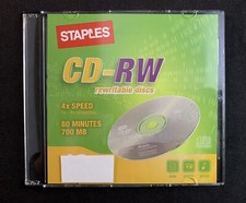 Staples 700MB 80-Minute CD-RW picture