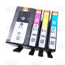 4pk Genuine HP 902XL Black & 902 Color picture
