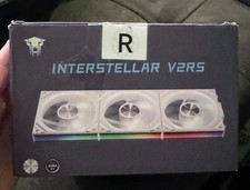 Interstellar V2RS Cooling Fans White Aura RGB NEW picture