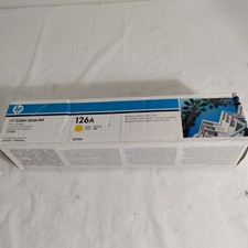 Geniune OEM HP 126A (CE312A) LaserJet Yellow Toner Cartridge New & Sealed picture