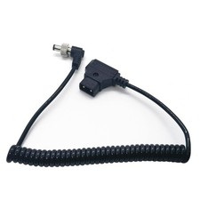DTap To DC Adapter Locking 5.5x2.5mm 5.5x2.1mm Coiled Cable For Video Light picture