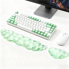 Gel Cloud Keyboard and Mouse Wrist Rest, Clear Cloud Wrist Rest for Keyboard,... picture