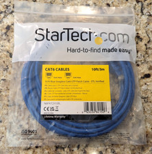 StarTech N6PATCH10BL 10ft CAT6 Ethernet Cable - Blue Snagless Gigabit picture