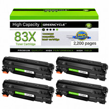 GREENCYCLE 83X CF283X Toner Cartridge Fit for HP LaserJet Pro M201 M202 M225 MFP picture