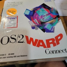 Sealed IBM OS/2 Warp Connect Red Spine CD -Employee Copy 