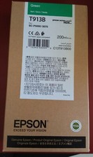 01/2022 New Genuine Epson T913B Green C13T913B00 HDX Ink 200ml SC-P5000/5070 picture
