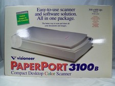 Visioneer PaperPort 3100 Flatbed Scanner – New in Box – Vintage NIB picture